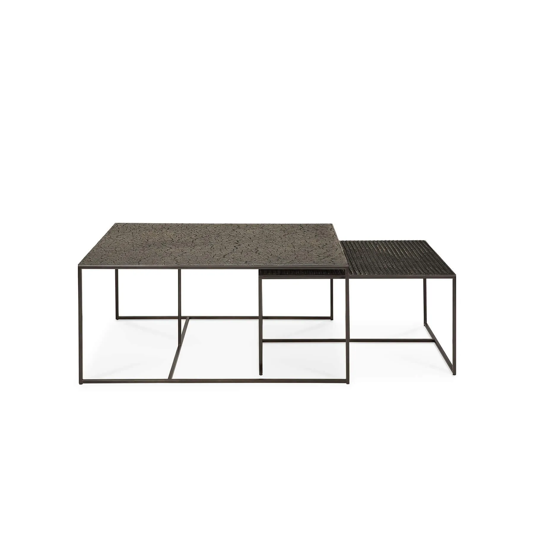 Ethnicraft Pentagon Nesting Coffee Table