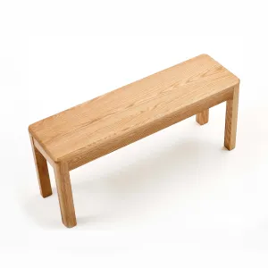 EVELYN Solid Oak Bench