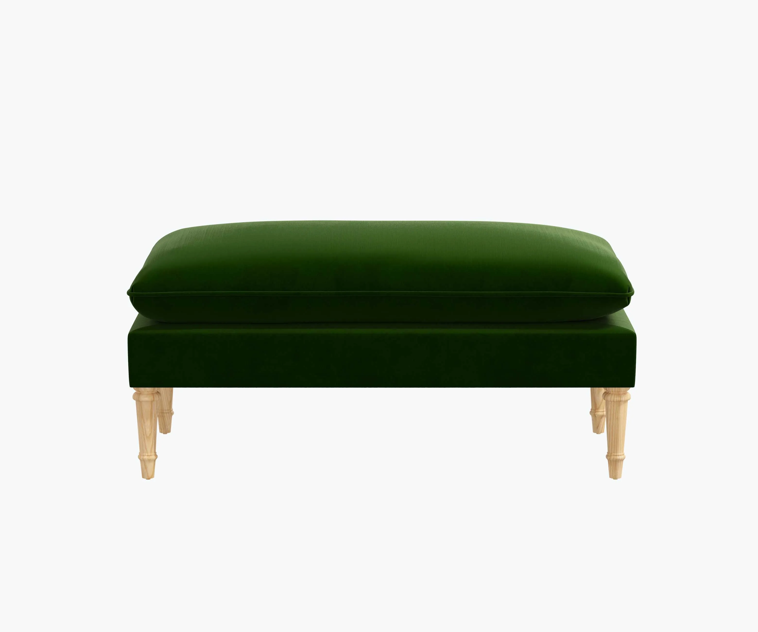 Flora Bench - Emerald Velvet