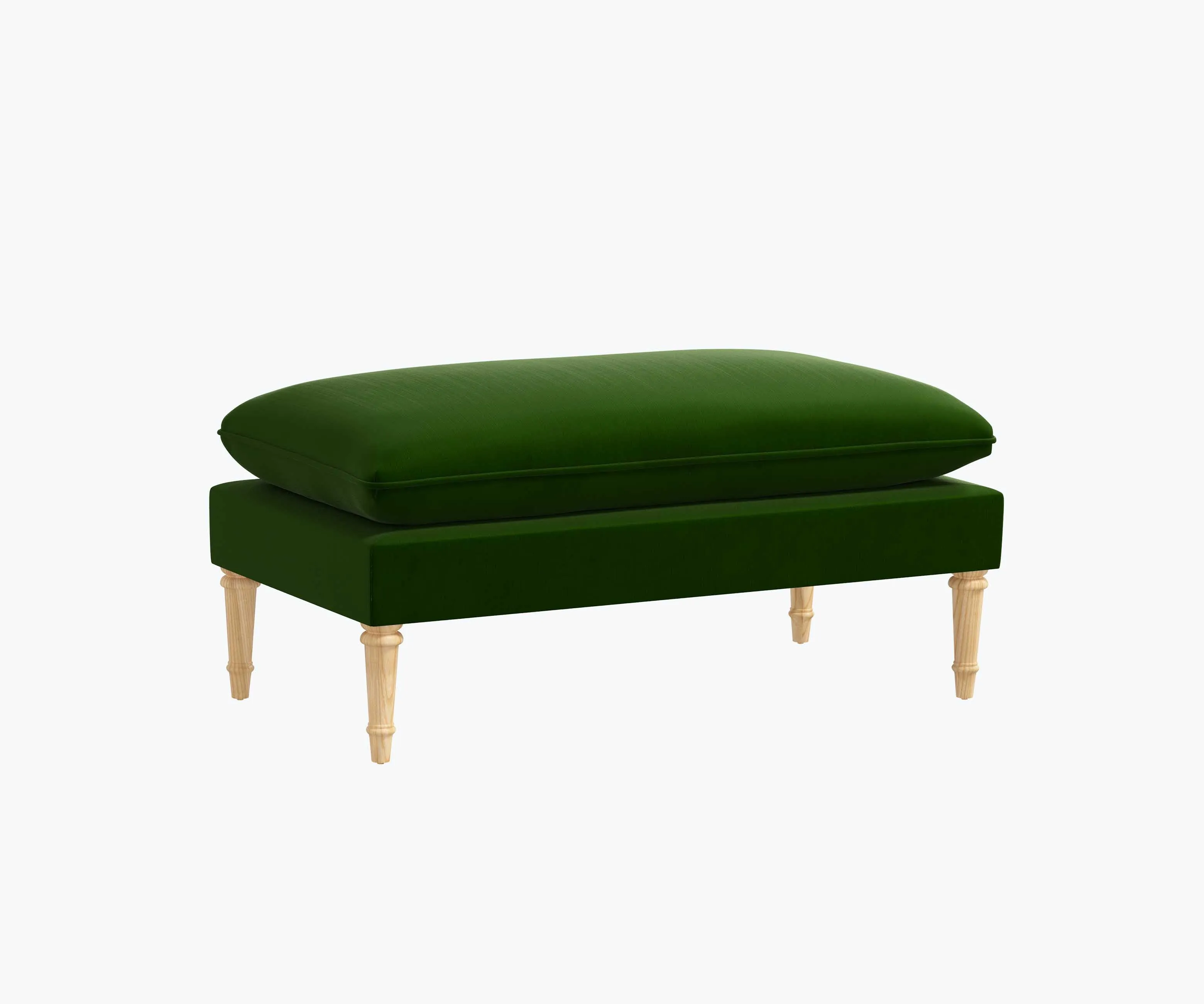 Flora Bench - Emerald Velvet