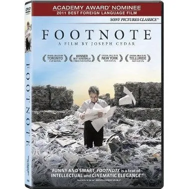 Footnote - A Film by Joseph Cedar - DVD - Hebrew, Portuguese with English Subtitles