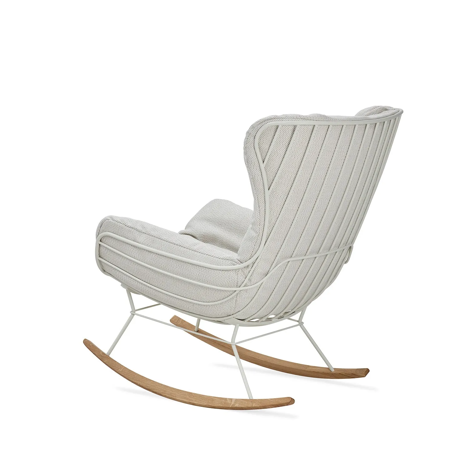 freifrau | leyasol outdoor wingback rocking chair | lopi beldi