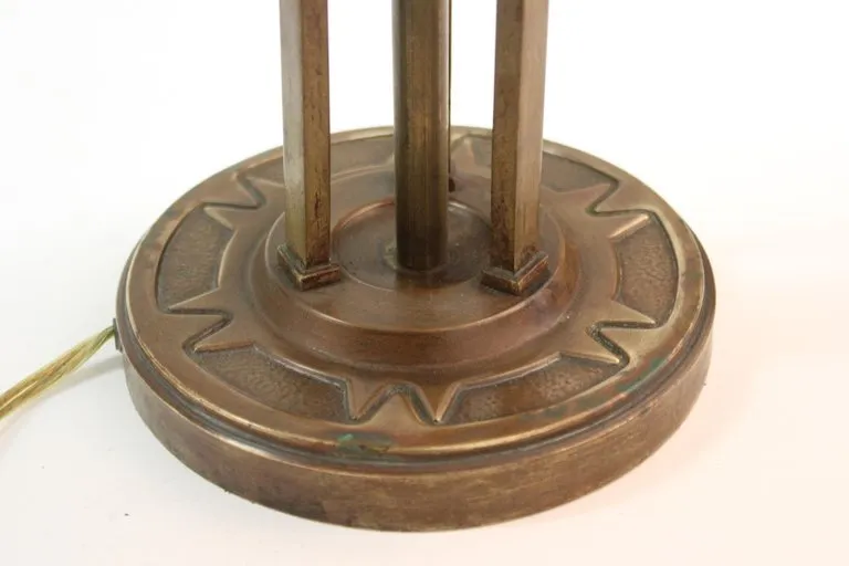 German Darmstadt Jugendstil Table Lamp Attributed to Peter Behrens