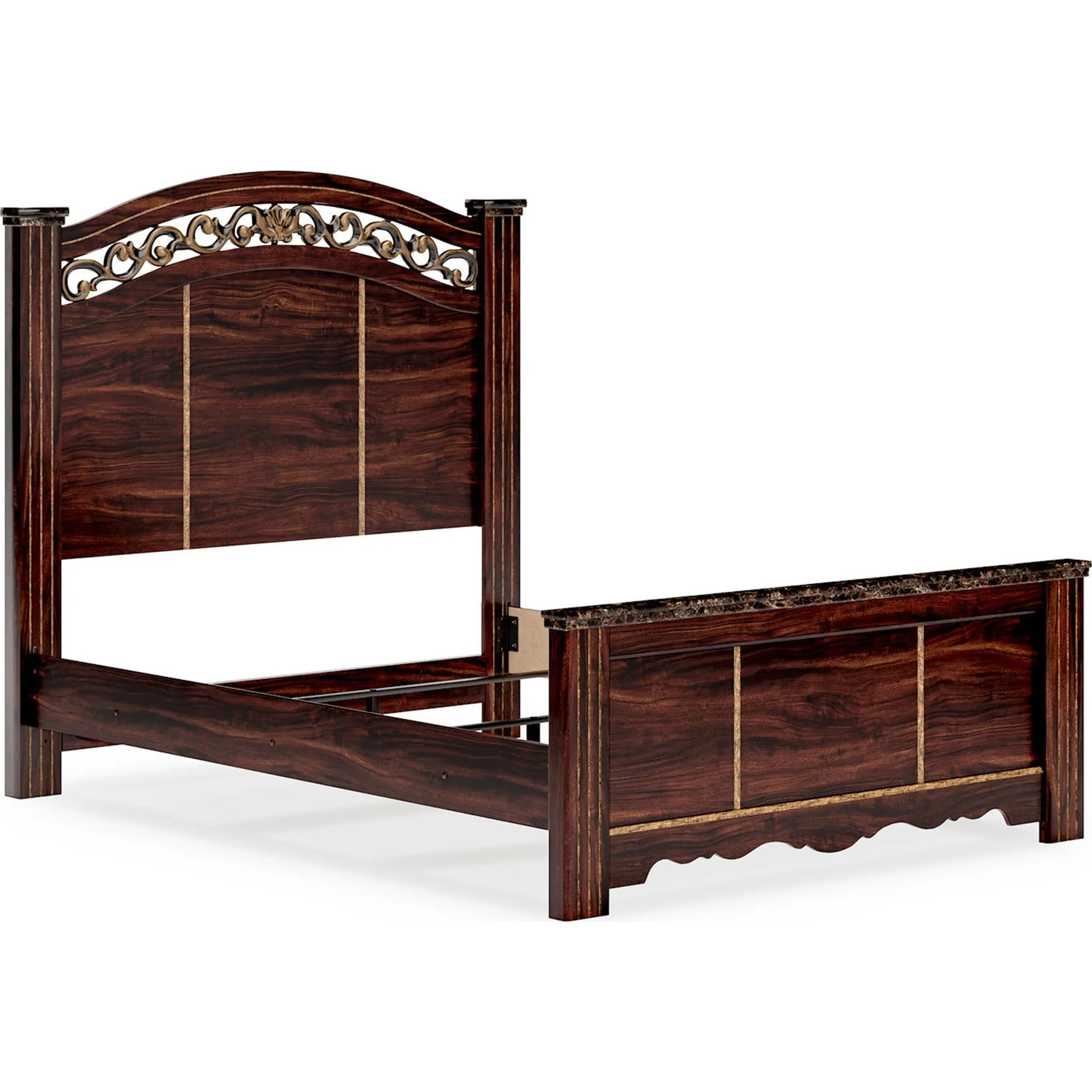 Glosmount Queen Poster Bed