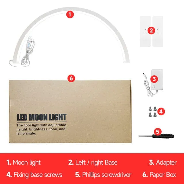 Half Moon Nail Desk Lamp