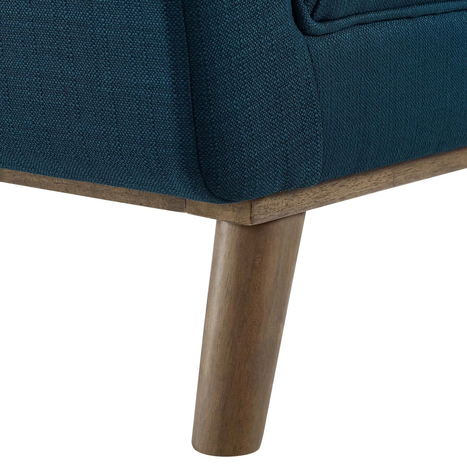 Haven Tufted Button Upholstered Fabric Accent Bench