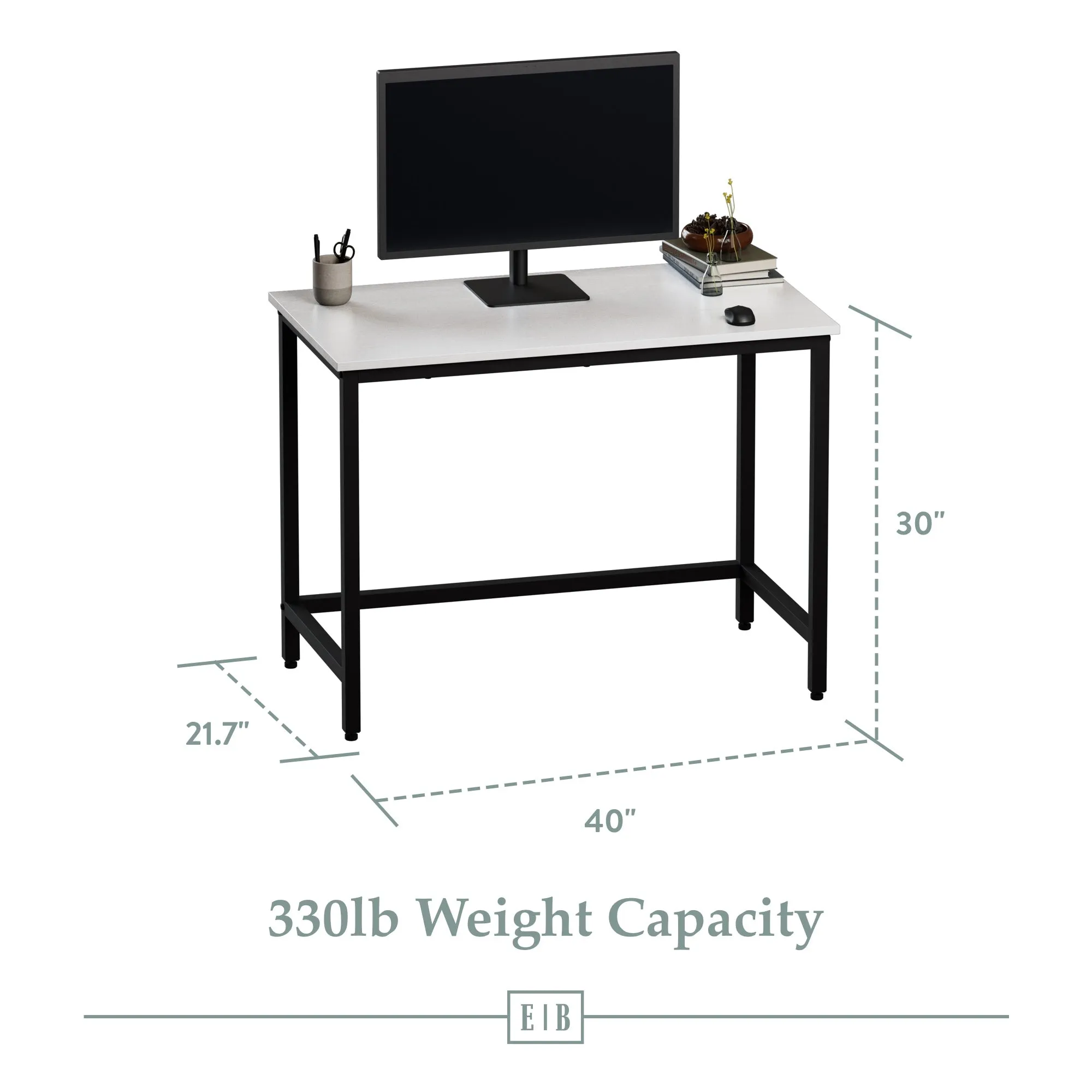 Jefferson Industrial Wood and Metal Desk