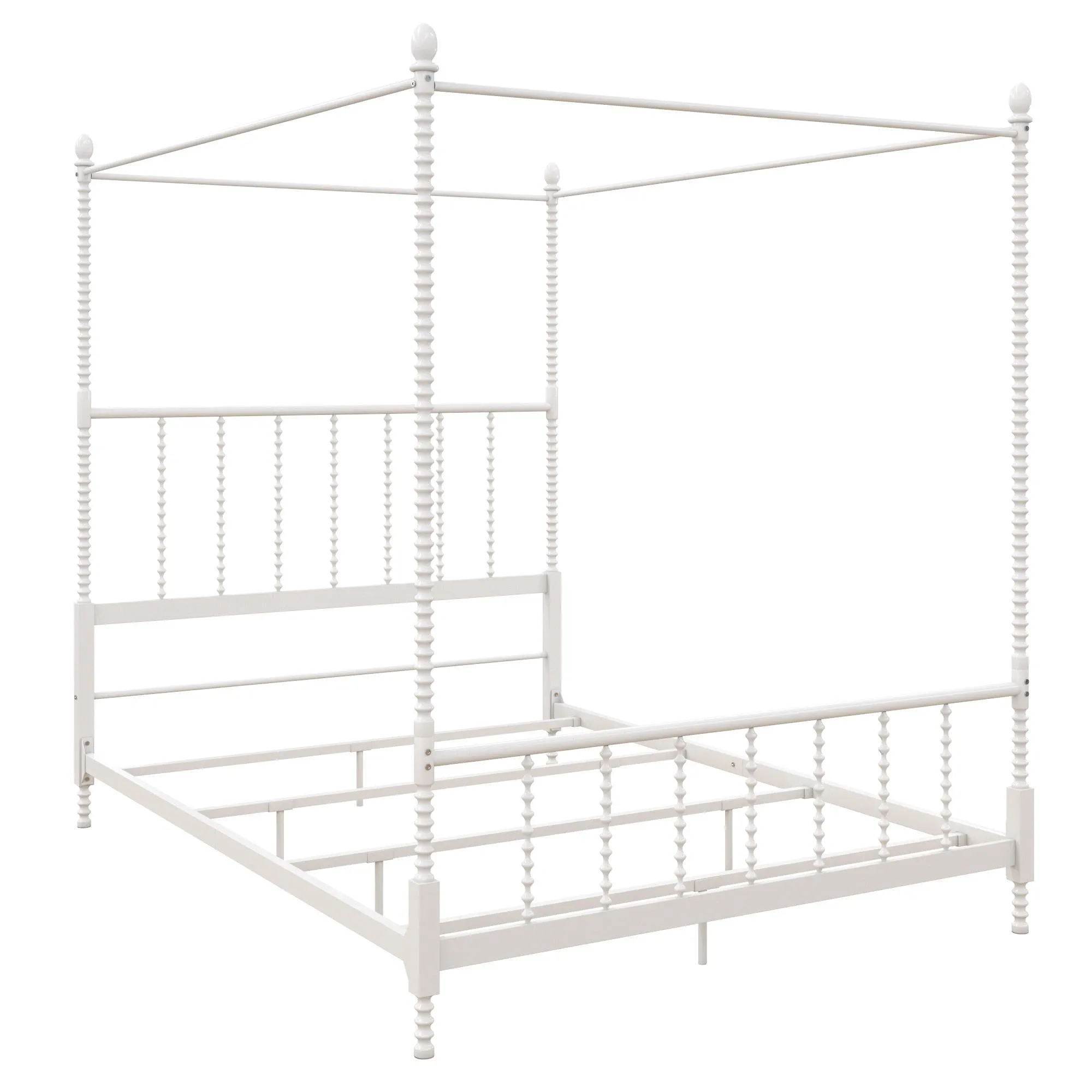 Jenny Lind Metal Canopy Bed Frame