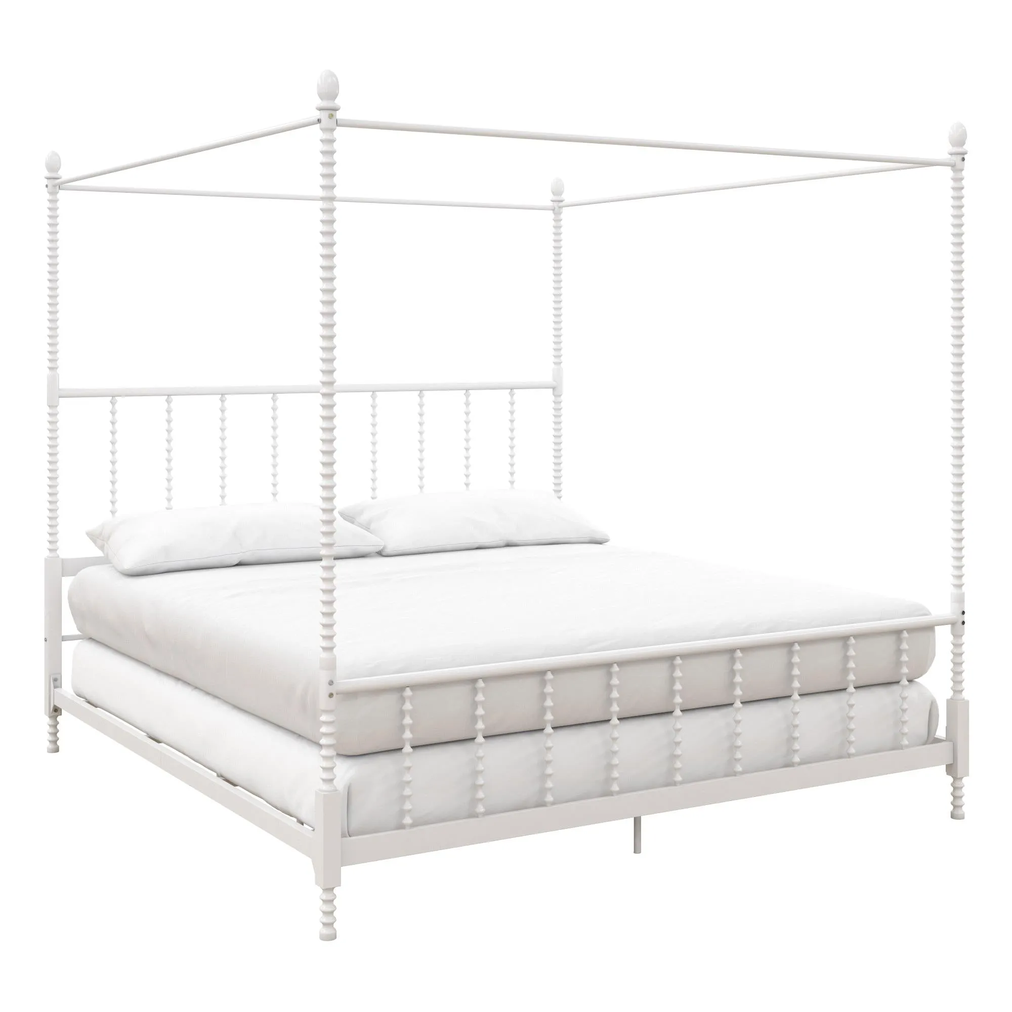 Jenny Lind Metal Canopy Bed Frame