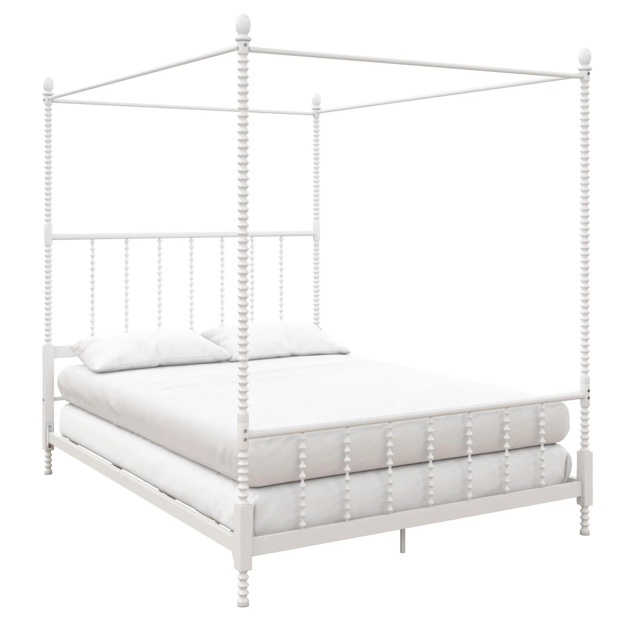 Jenny Lind Metal Canopy Bed Frame