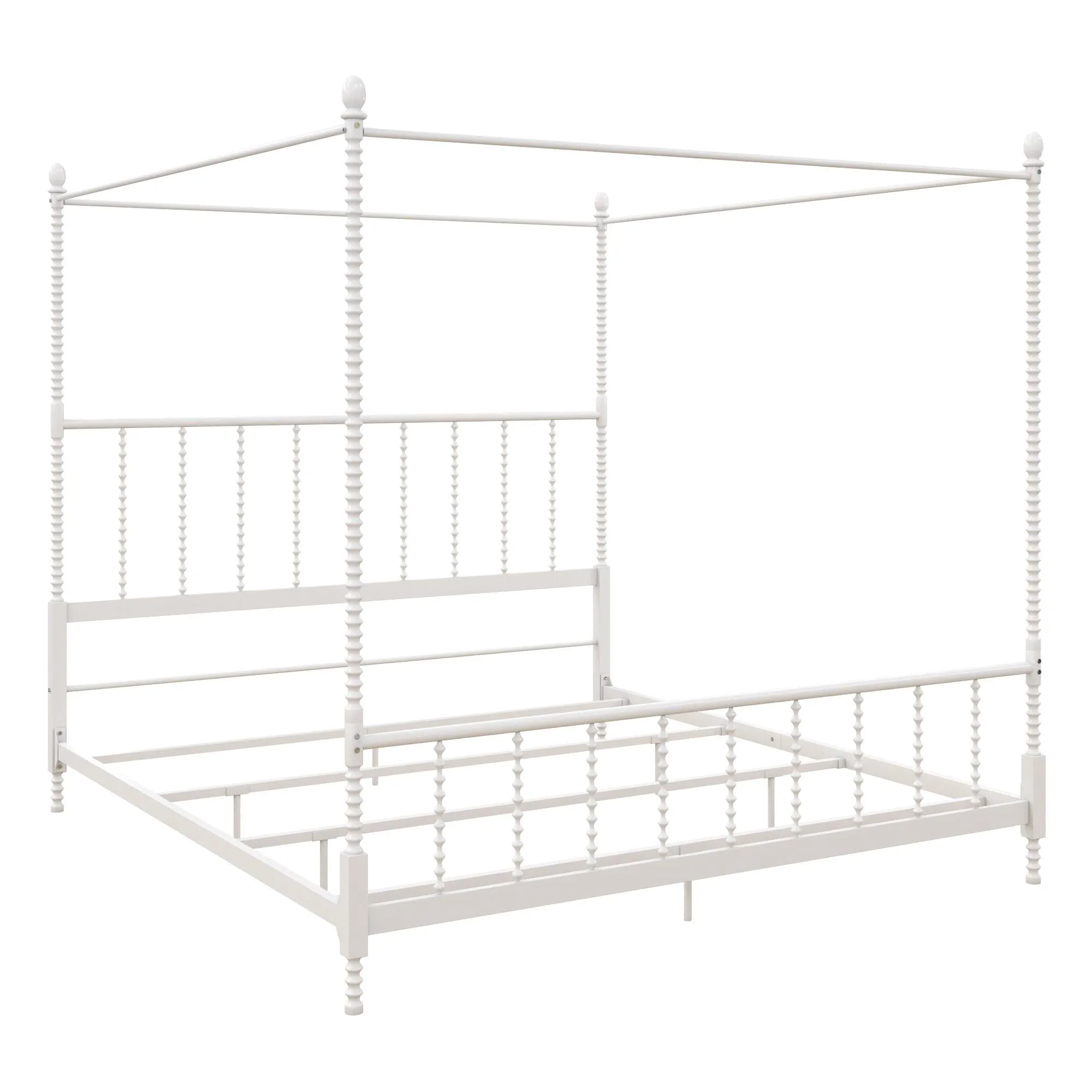 Jenny Lind Metal Canopy Bed Frame