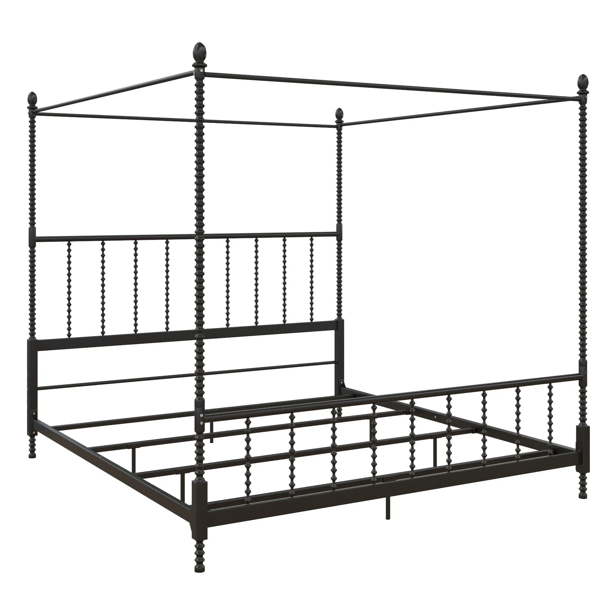 Jenny Lind Metal Canopy Bed Frame