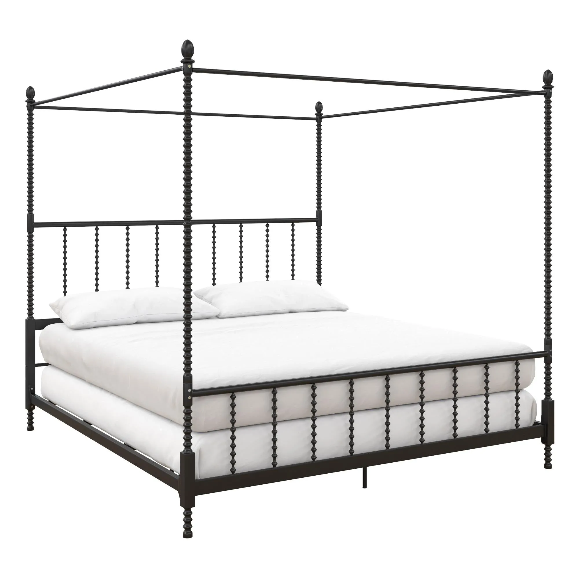 Jenny Lind Metal Canopy Bed Frame