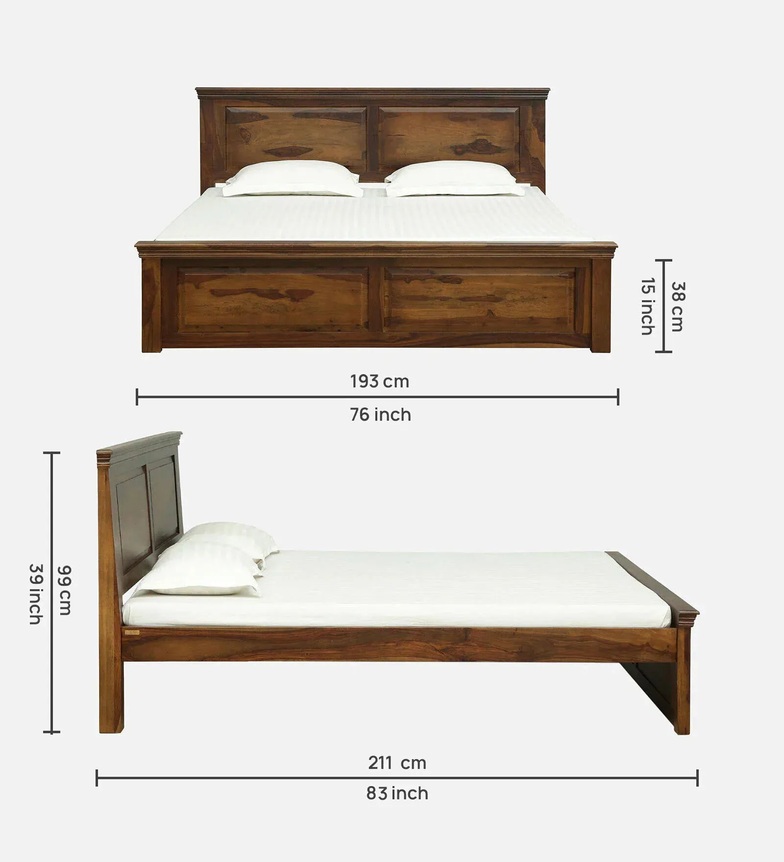 Kanishka Modern Solid Wood Beds