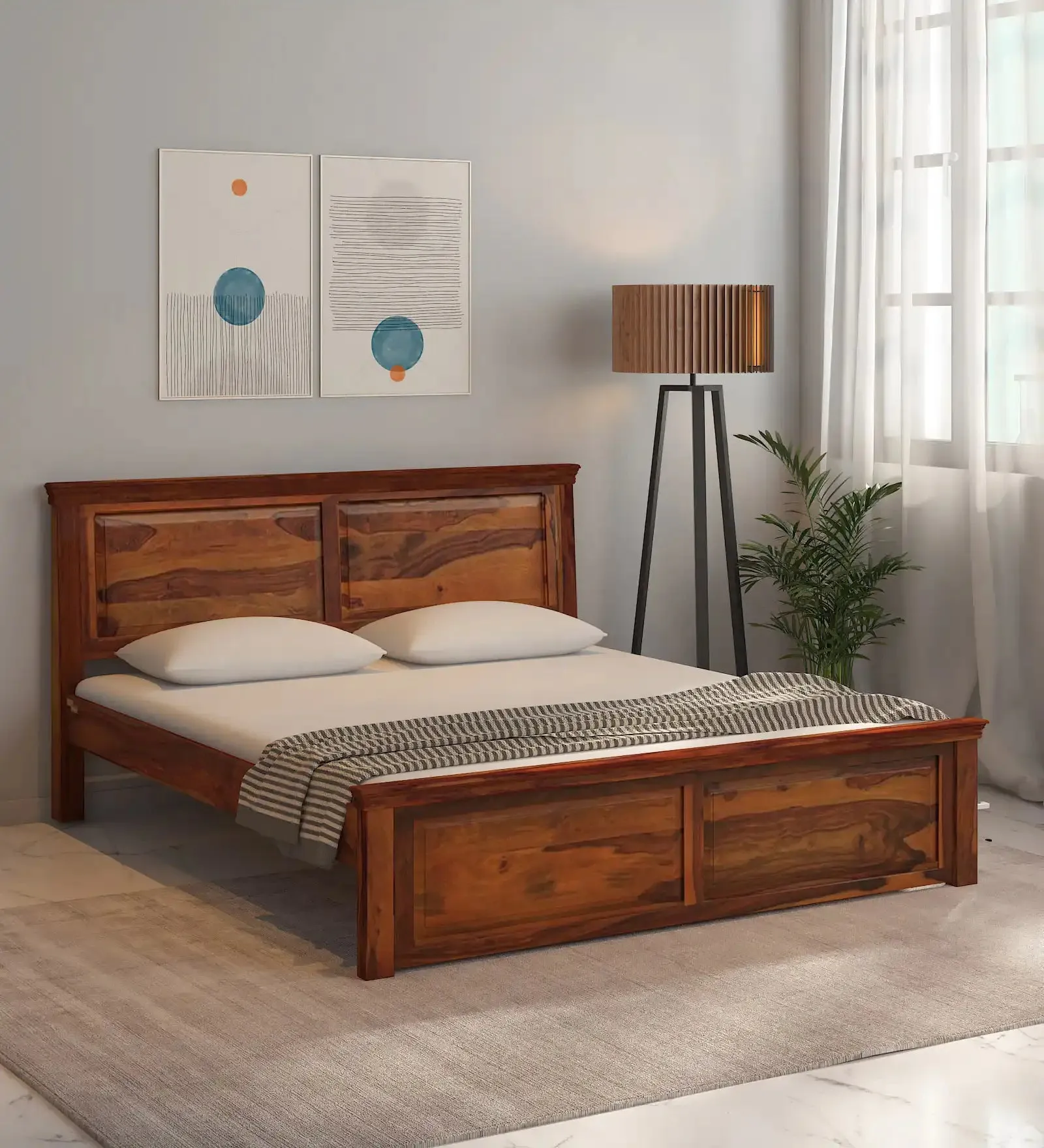 Kanishka Modern Solid Wood Beds