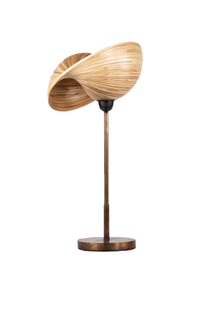 Kirana Bamboo Shell Table Lamp