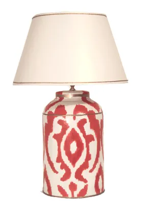 Large Magda Tea Caddy Lamp in Persimmon