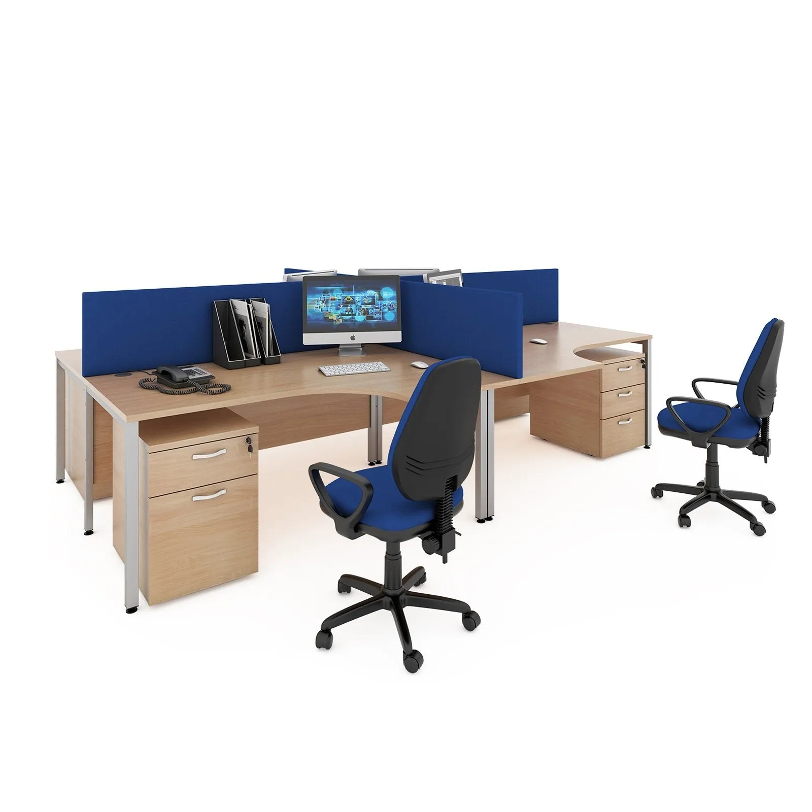 Maestro 25 bench leg  left hand ergonomic desk