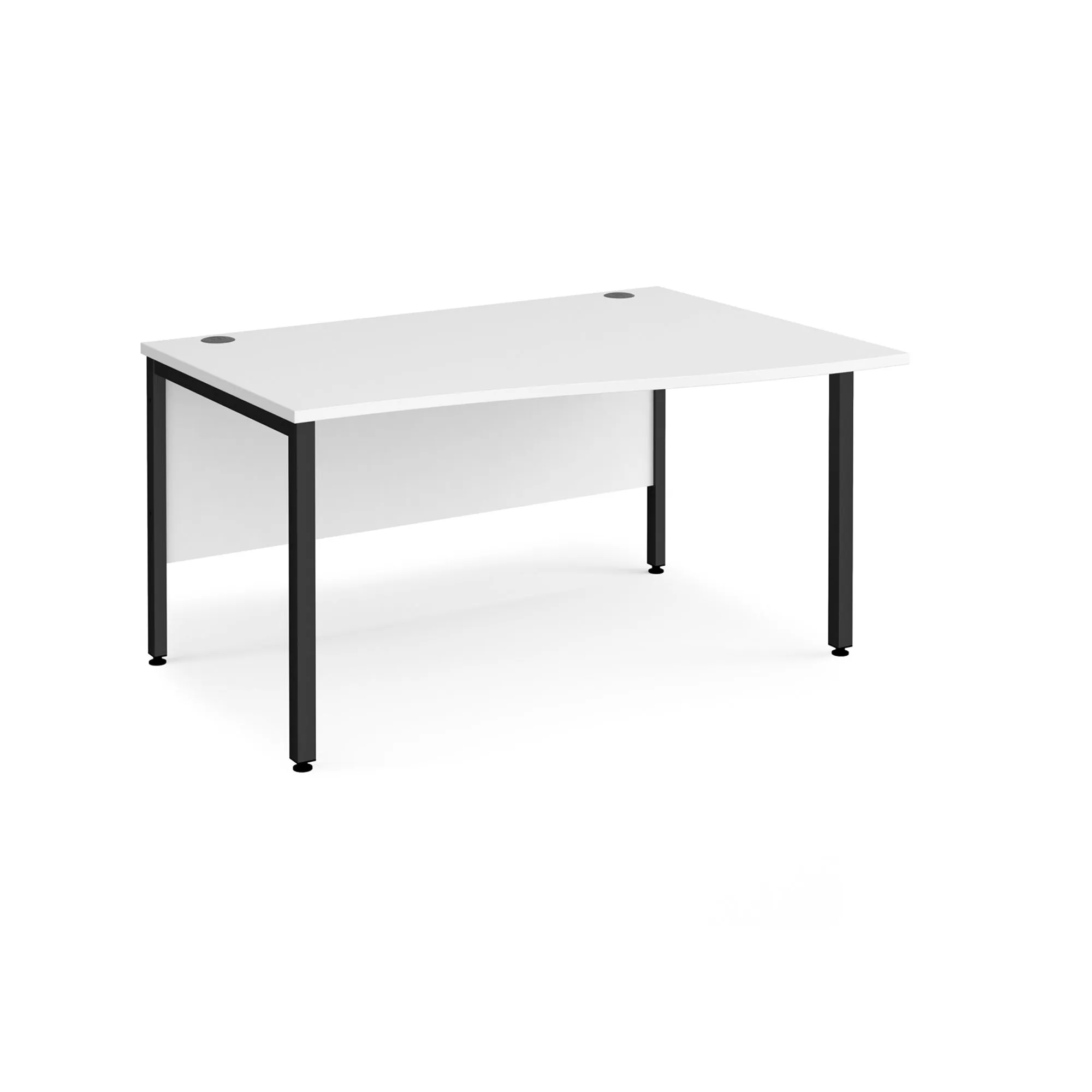 Maestro 25 bench leg right hand wave desk