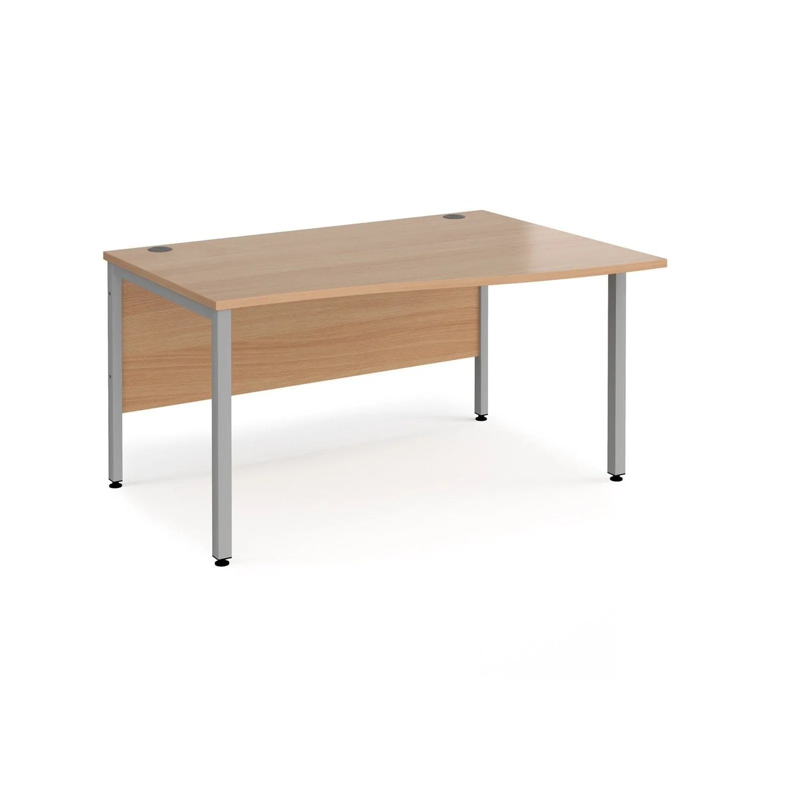 Maestro 25 bench leg right hand wave desk