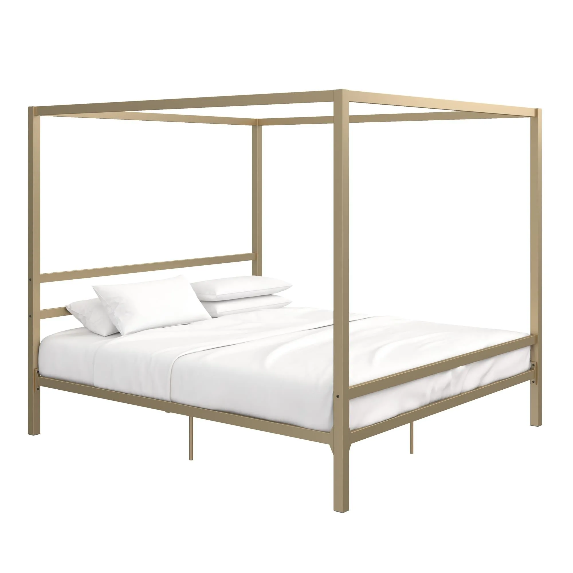 Modern Metal Canopy Bed Frame