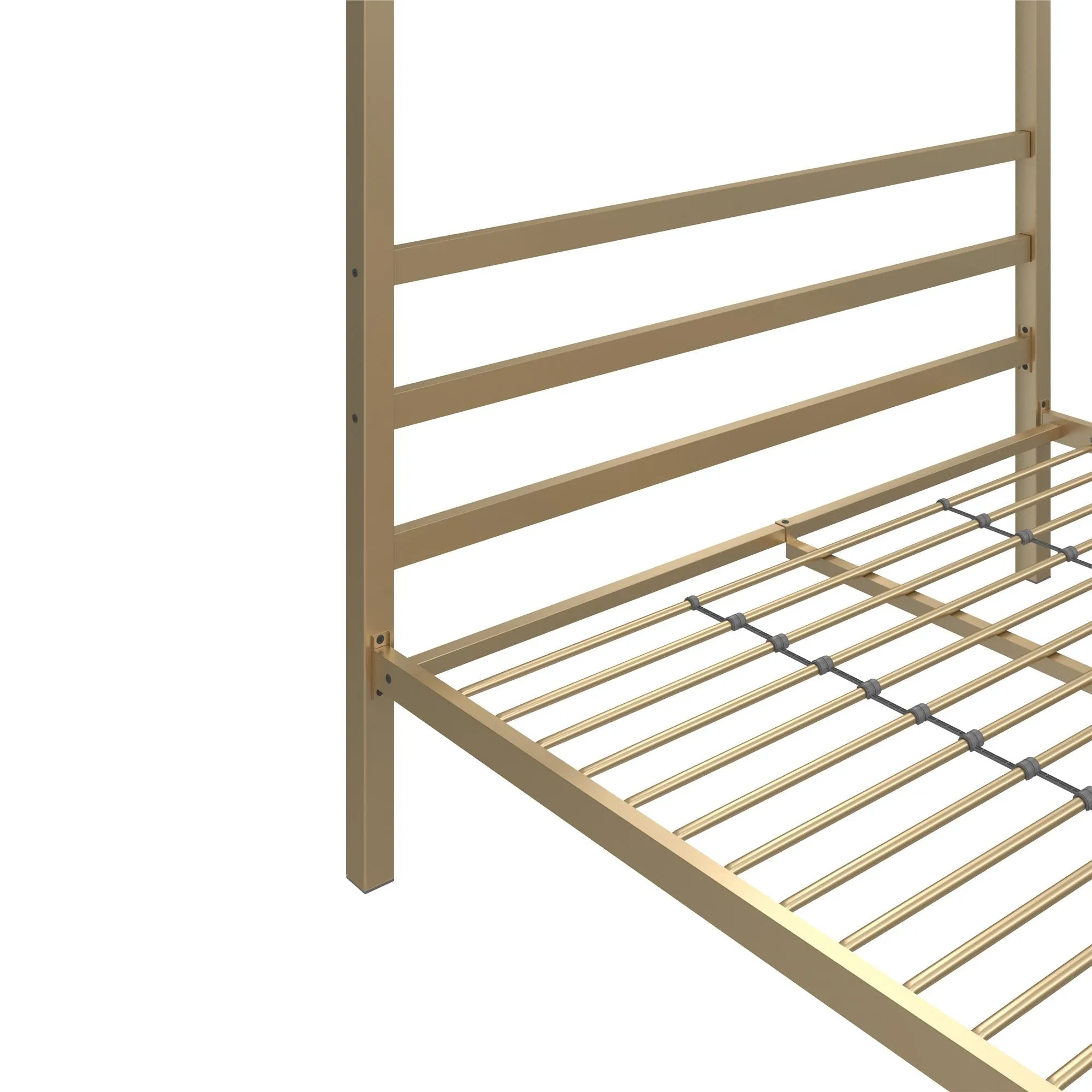 Modern Metal Canopy Bed Frame