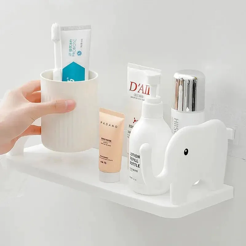 Multifunctional Elephant Shaped Condiment Storage Shelf