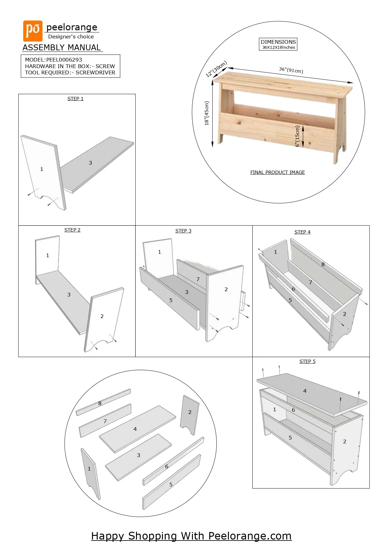 Multipurpose Bench Work For Bedroom/Dining Hall By Miza