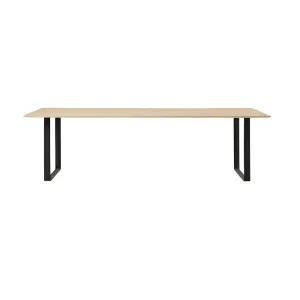 muuto | 70/70 table | oak veneer   black base 225x90cm