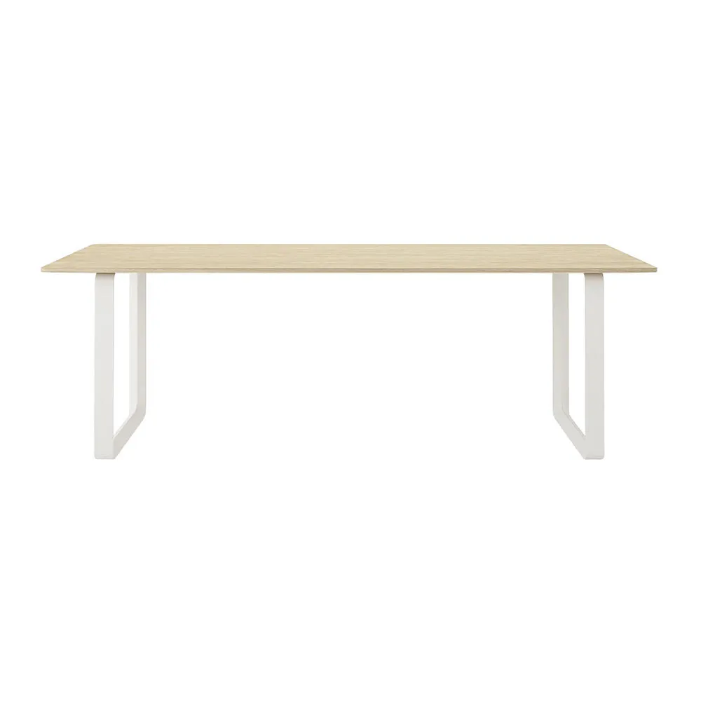 muuto | 70/70 table | oak veneer   white base 225x90cm