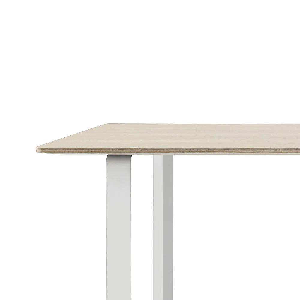 muuto | 70/70 table | oak veneer   white base 225x90cm