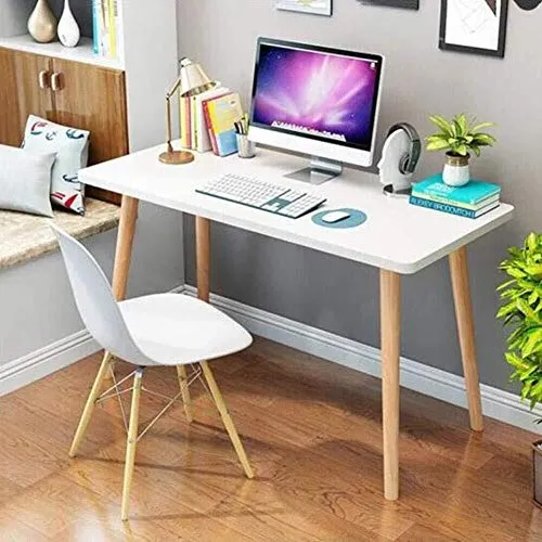 Nordic Modern Computer Study Table-White