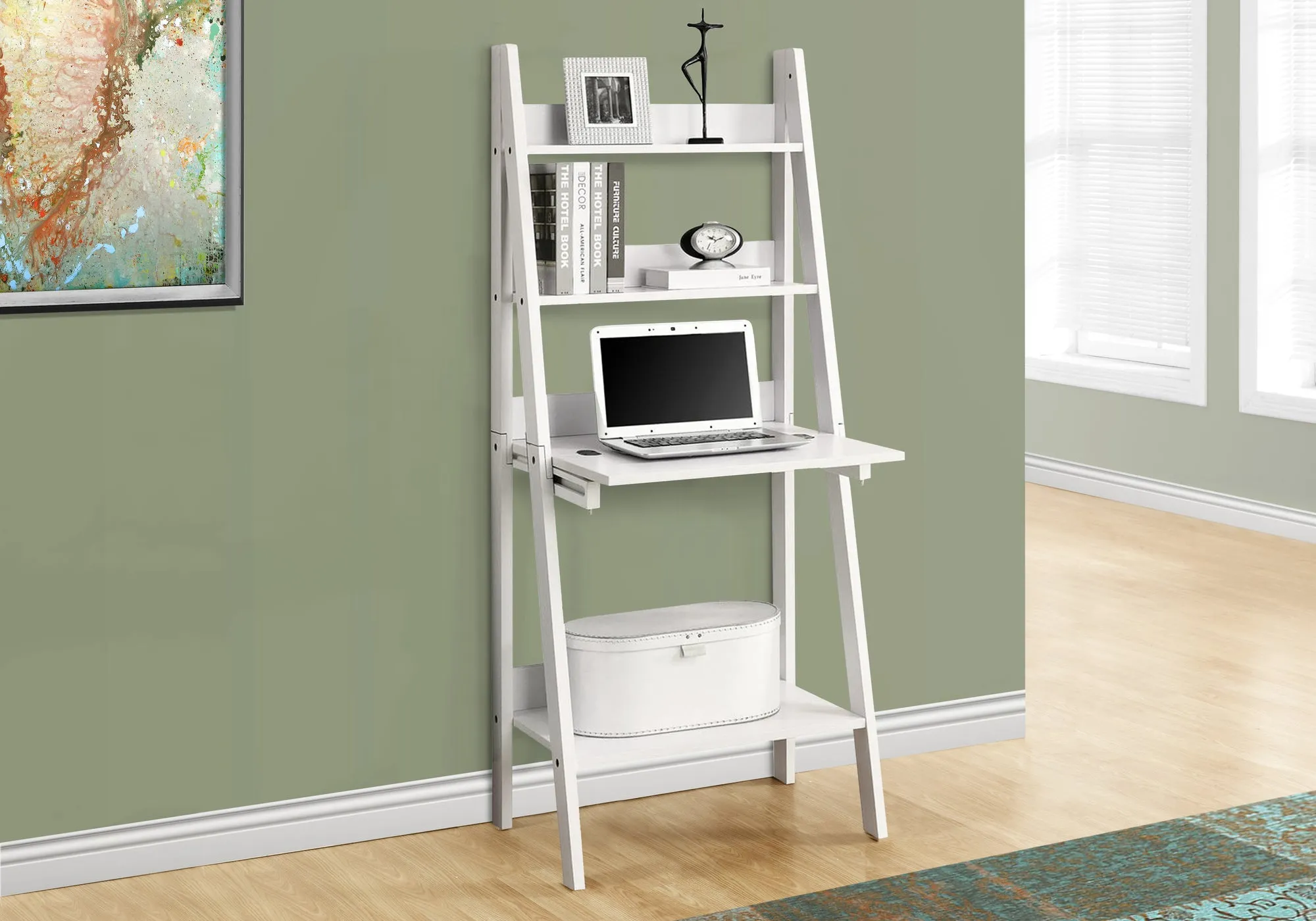 OFFICE SERIES - 61"H / WHITE LADDER STYLE