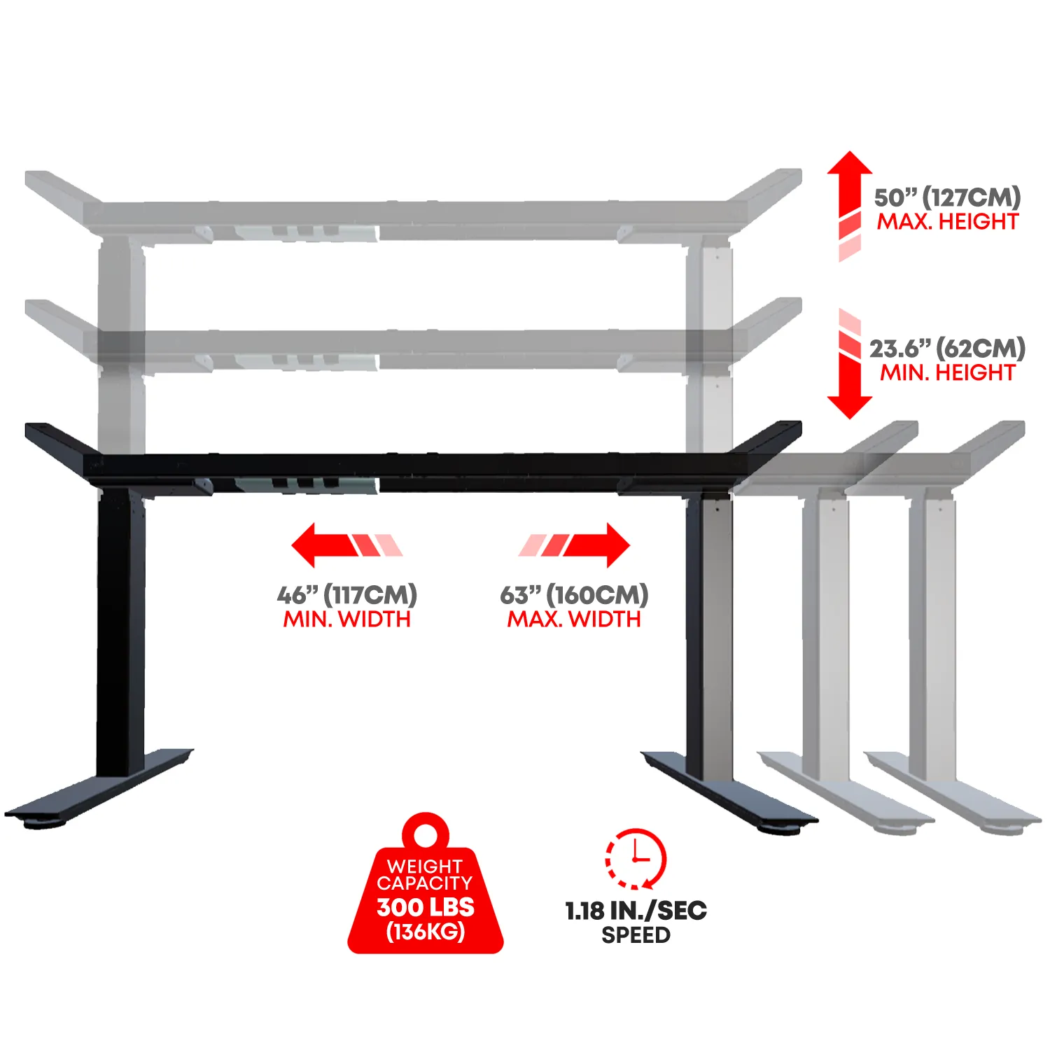 Programmable Dual Motor Electric Standing Desk