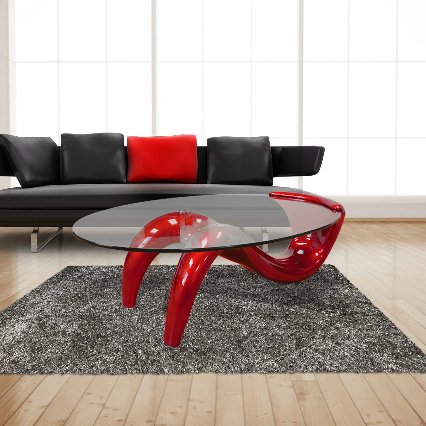 Red Stylish Mermaid Coffee Table