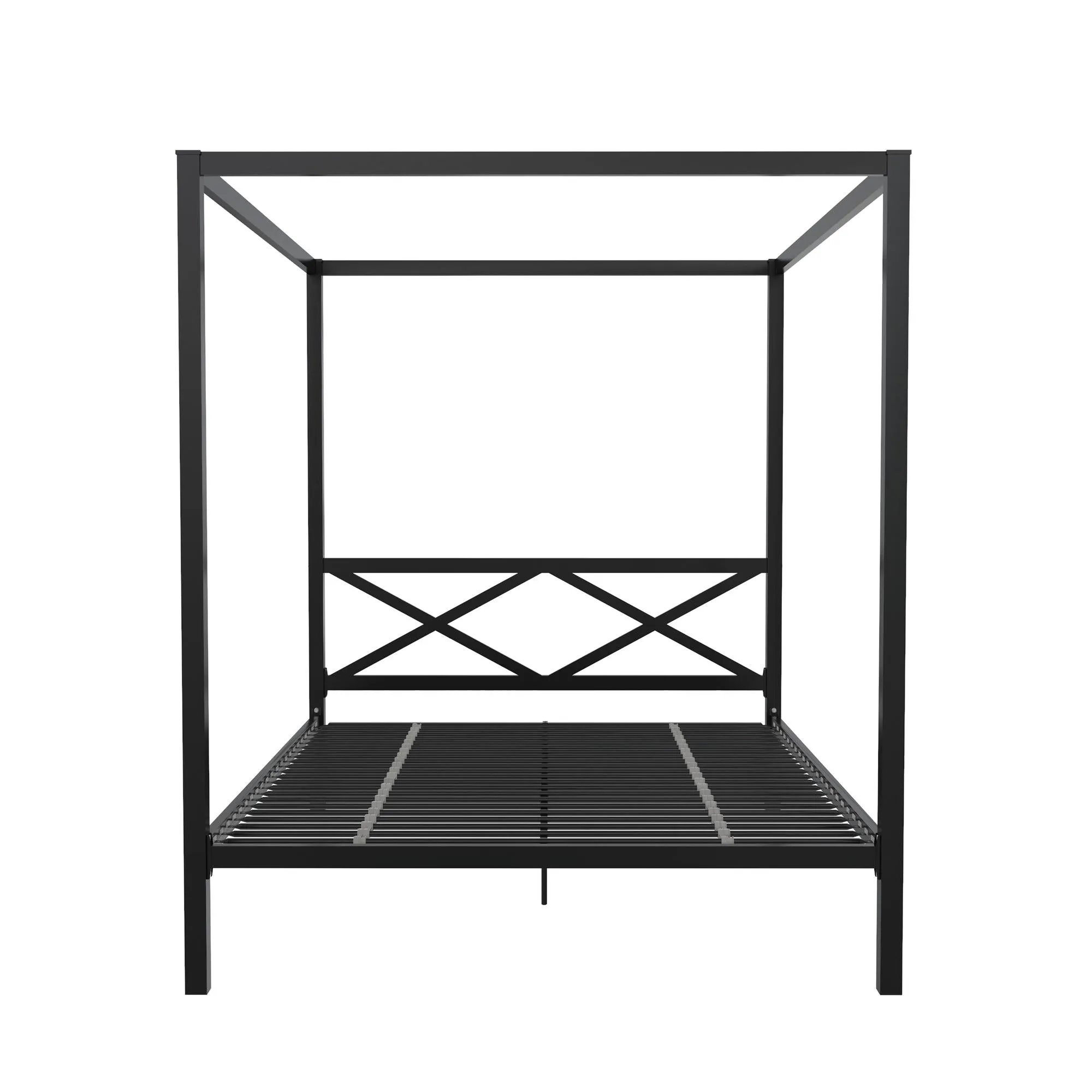 Remna Metal Canopy Platform Bed Frame