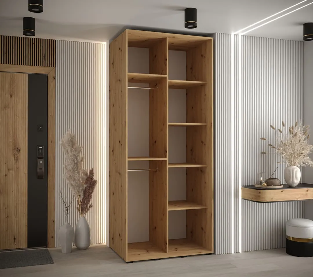 Sapporo I Sliding Door Wardrobe 120cm