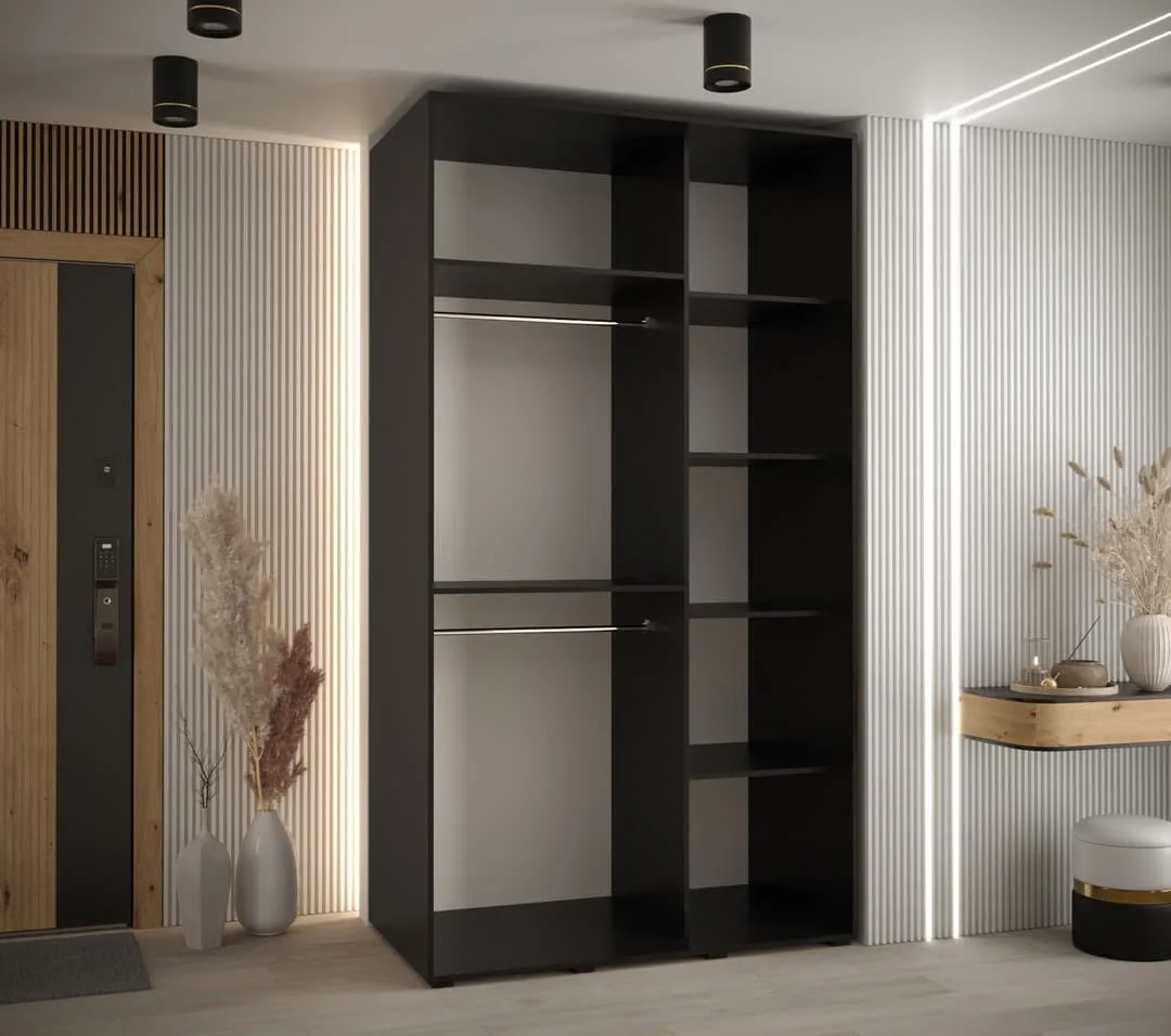 Sapporo II Sliding Door Wardrobe 140cm