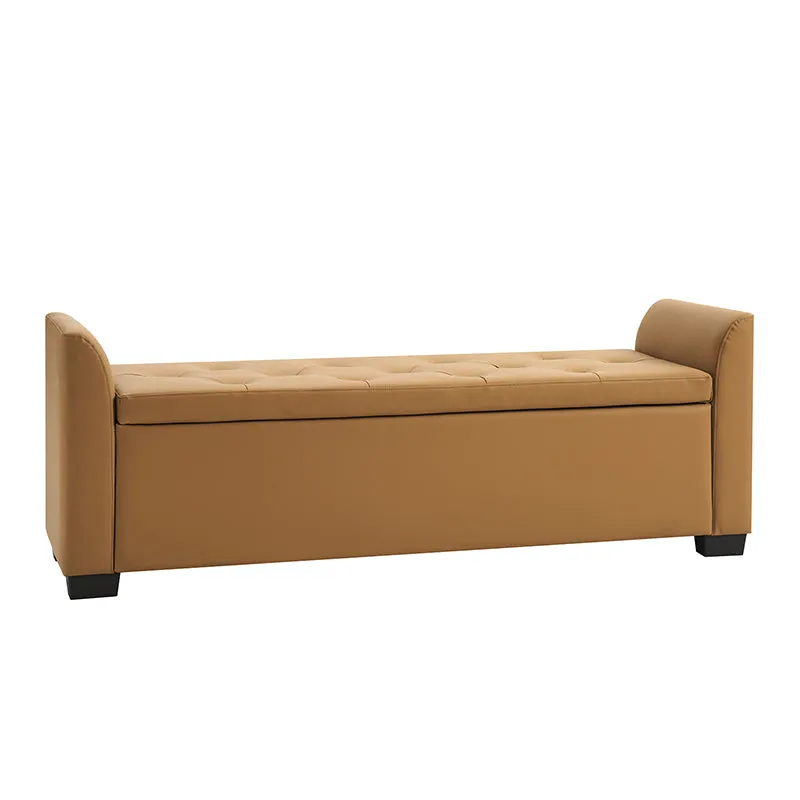 Serena 57.75" Wide Transitional Storage Bench