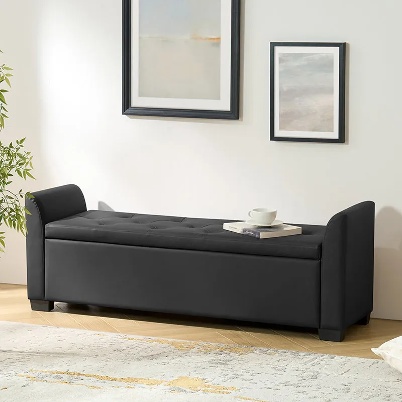 Serena 57.75" Wide Transitional Storage Bench