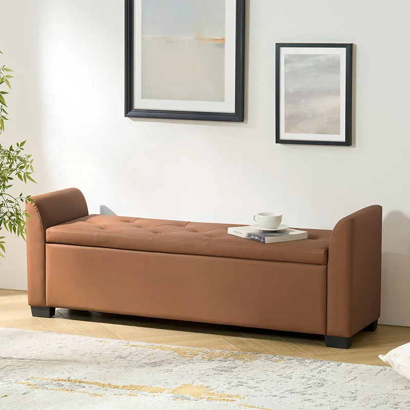 Serena 57.75" Wide Transitional Storage Bench