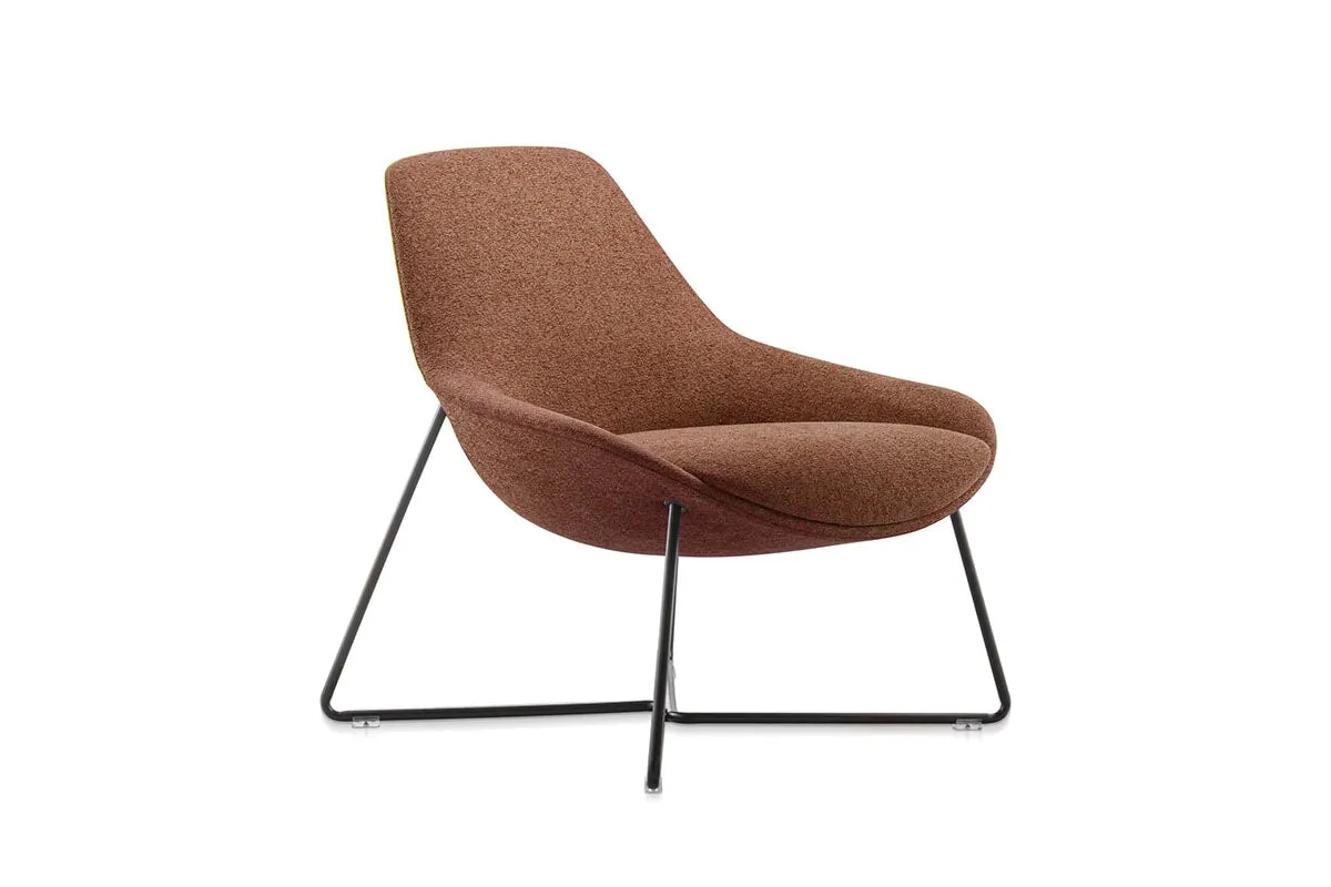 Sonic Lucie Lounge Chair - Cross Base