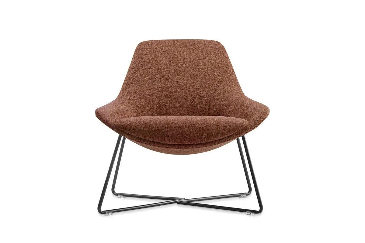 Sonic Lucie Lounge Chair - Cross Base