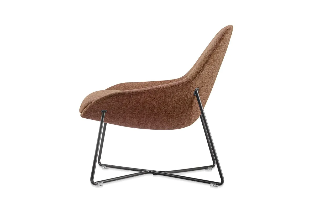 Sonic Lucie Lounge Chair - Cross Base