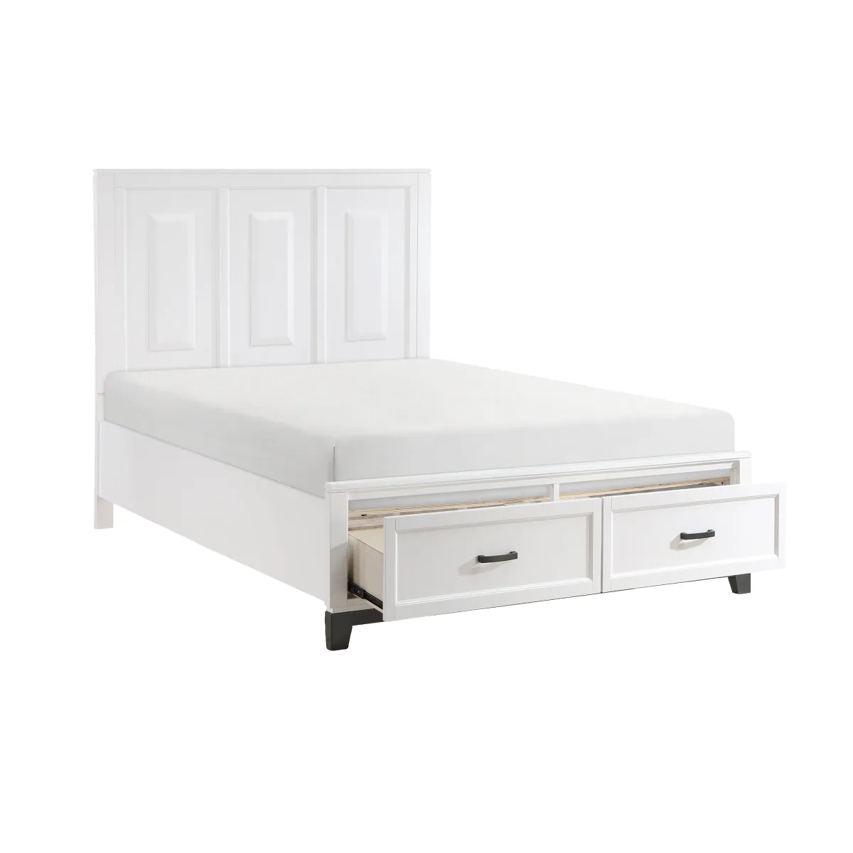 Storage Queen Platform Bed - Footboard Storage, High Volume Keywords