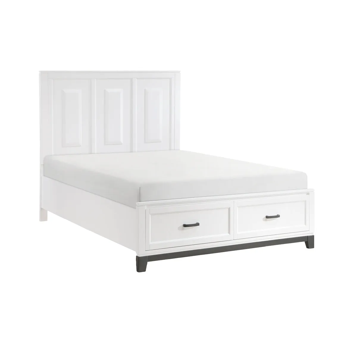 Storage Queen Platform Bed - Footboard Storage, High Volume Keywords