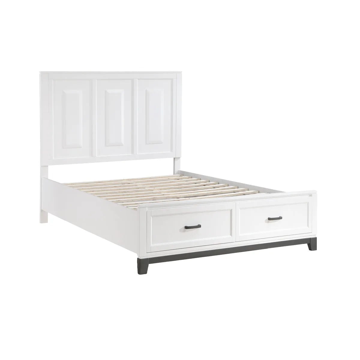 Storage Queen Platform Bed - Footboard Storage, High Volume Keywords