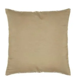 Sunbrella 18"X18" Square Throw Pillow - Spectrum Sand