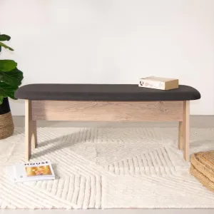 Tom Tom 2-Seater Bench - Charcoal