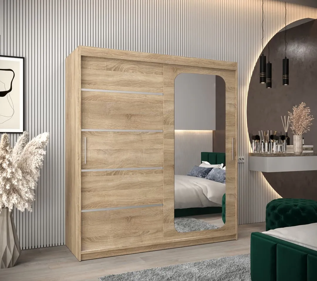 Uppsala V2 Sliding Door Wardrobe 180cm